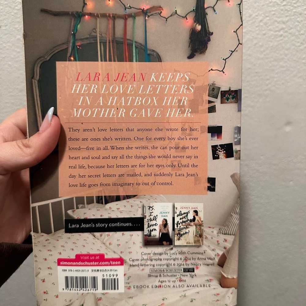 used to all the boys i’ve loved before book.